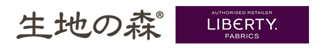 20周年 生地の森スペシャルコレクション-【20周年限定モデル】
リバティプリント リネン エディナム・シャドウ 生地の森 リバティ ロゴ