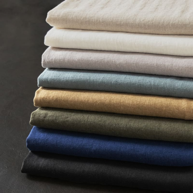 IN50734 アンティーク風ラミーリネンヘリンボン25番手の商品ページリンク