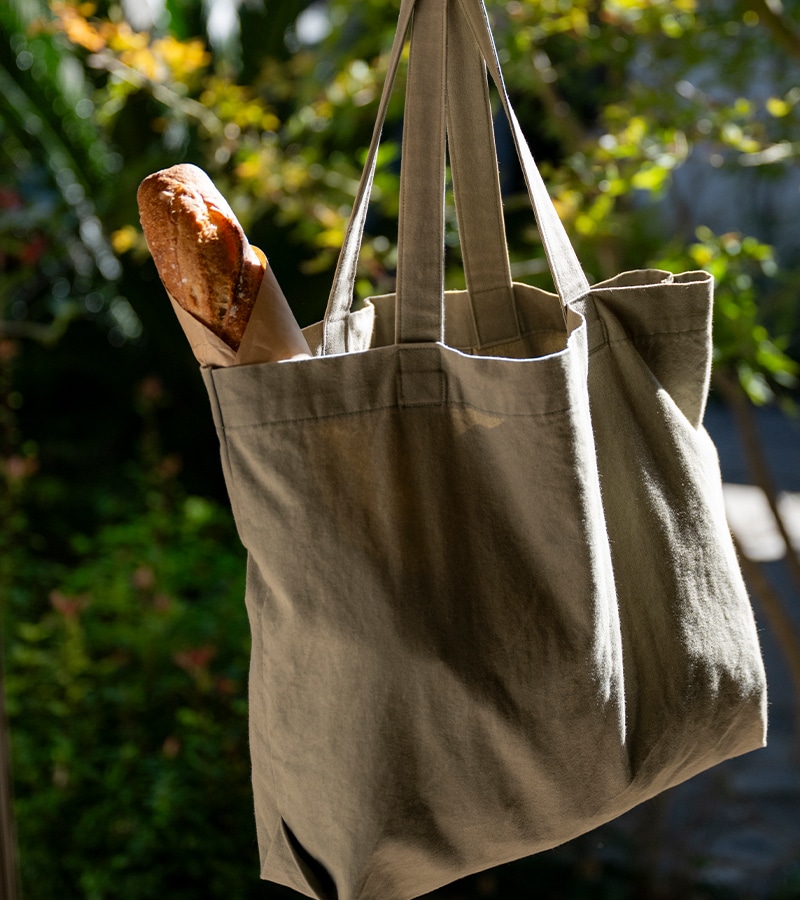 洗いこまれたコットンキャンバス