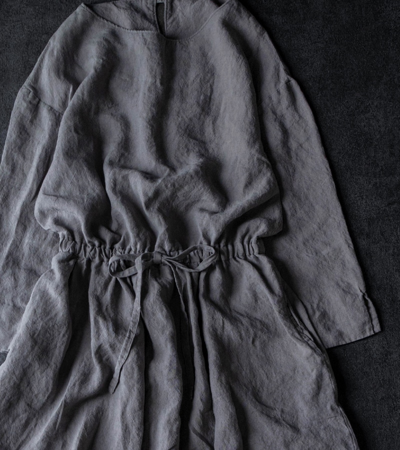 洗いこまれたベルギーリネン40番手