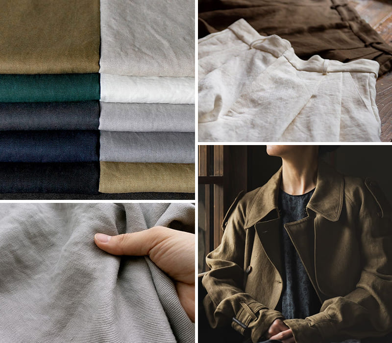 生地の森 スペシャルバリューセール商品 超高密度リネンツイル ナチュラルヴィンテージ