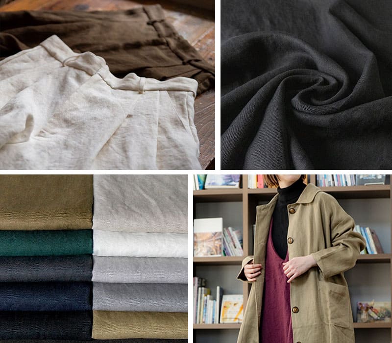 生地の森 スペシャルバリューセール商品 超高密度リネンツイル ナチュラルヴィンテージ