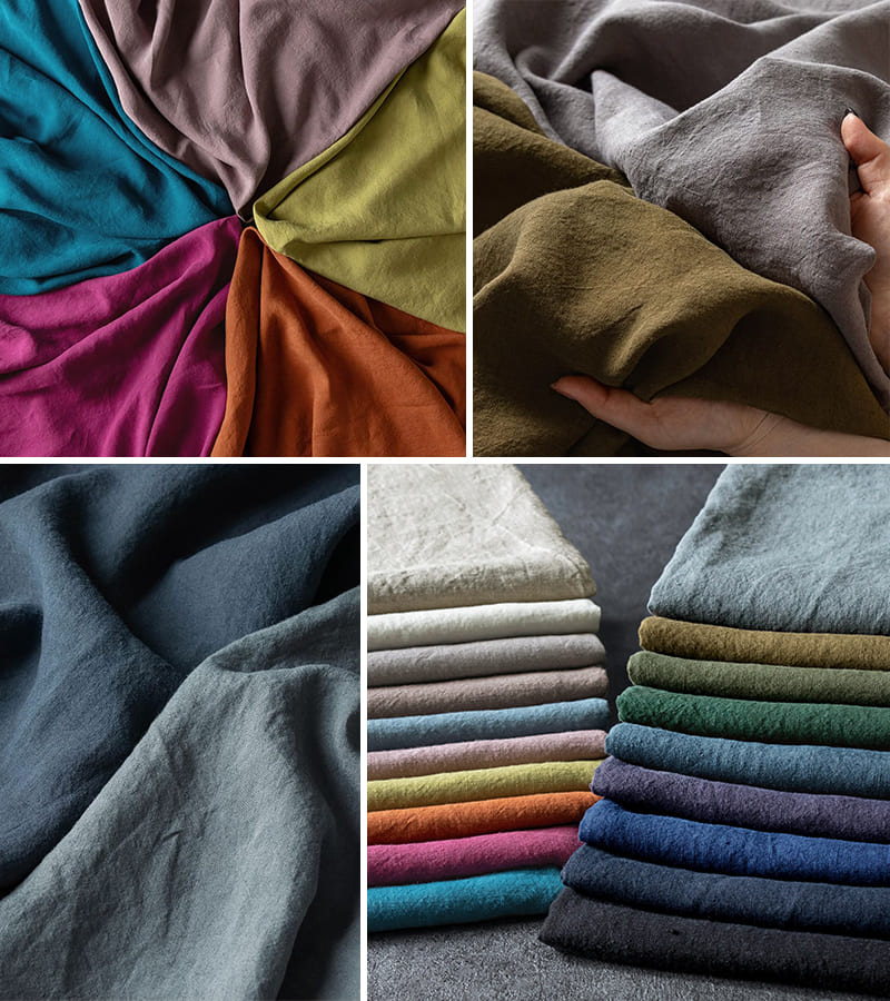 生地の森 春仕度フェア 特別企画 72時間限定 サプライズタイムセール 洗いこまれたベルギーリネン40番手