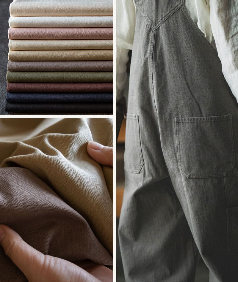 生地の森 春におすすめの生地 
ヘリンボンヴィンテージ