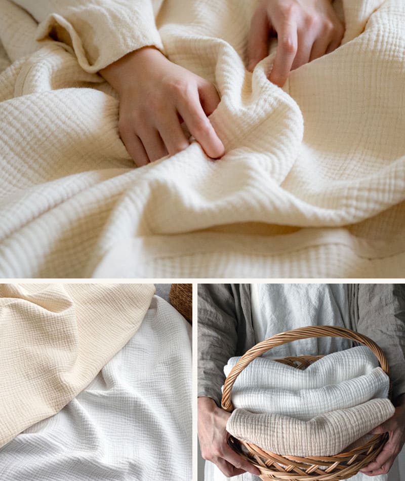 生地の森 春におすすめの生地 コットン6重織りガーゼ