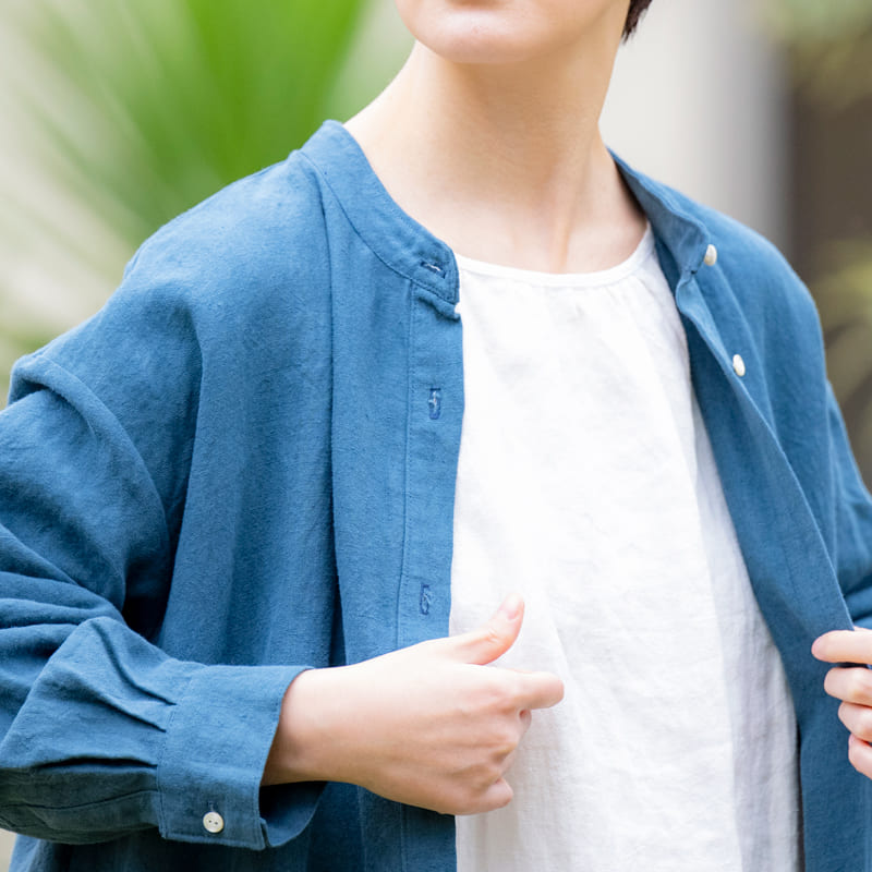 生地の森の春のおすすめリネン生地 洗いこまれたベルギーリネン 25番手 ナチュラルダイド