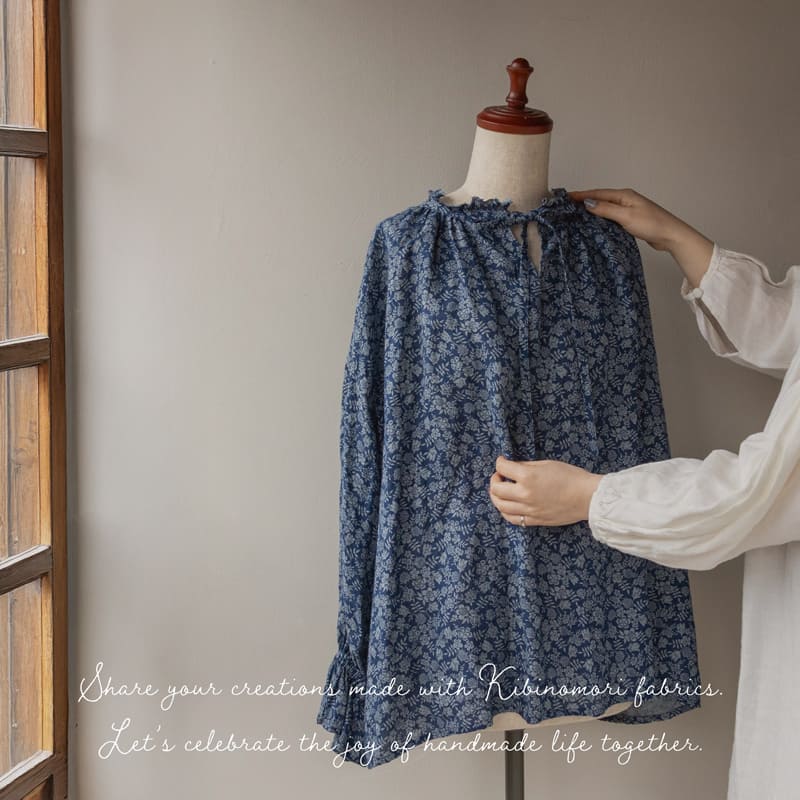 生地の森 リバティプリントリネン エディナム・シャドウ 作品募集キャンペーン