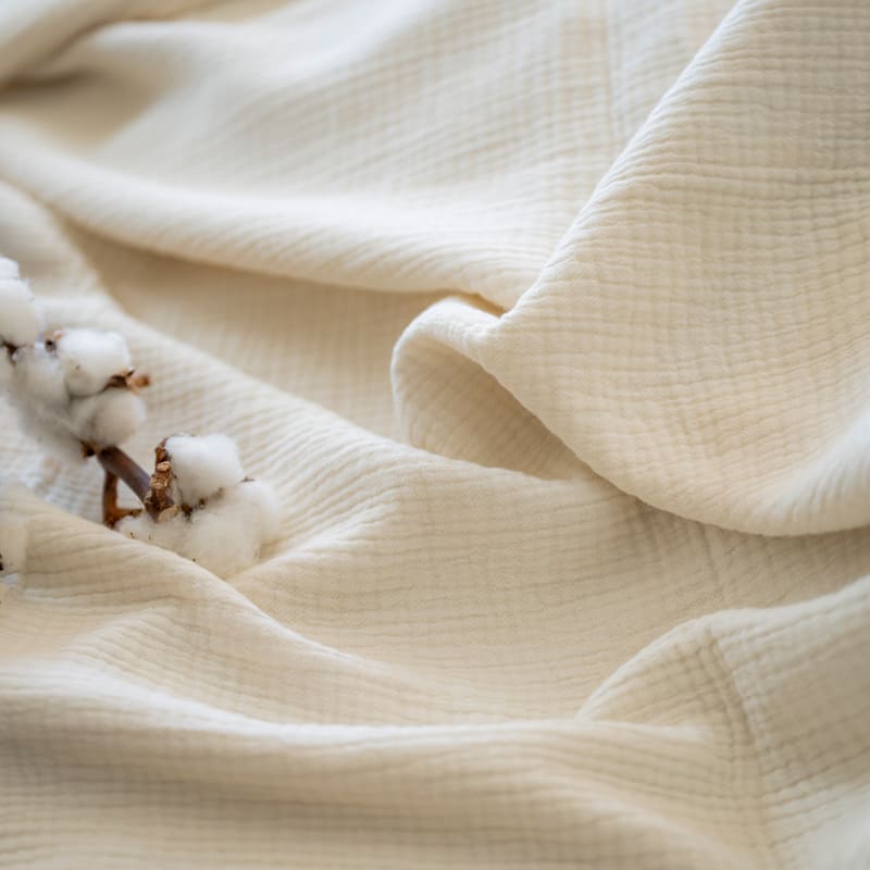 生地の森の夏におすすめのコットンガーゼ コットンリネン コットン6重織りガーゼ