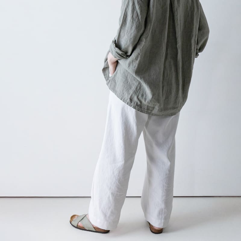 生地の森の夏におすすめのコットンリネン生地 綿麻キャンバス ダメージダイド