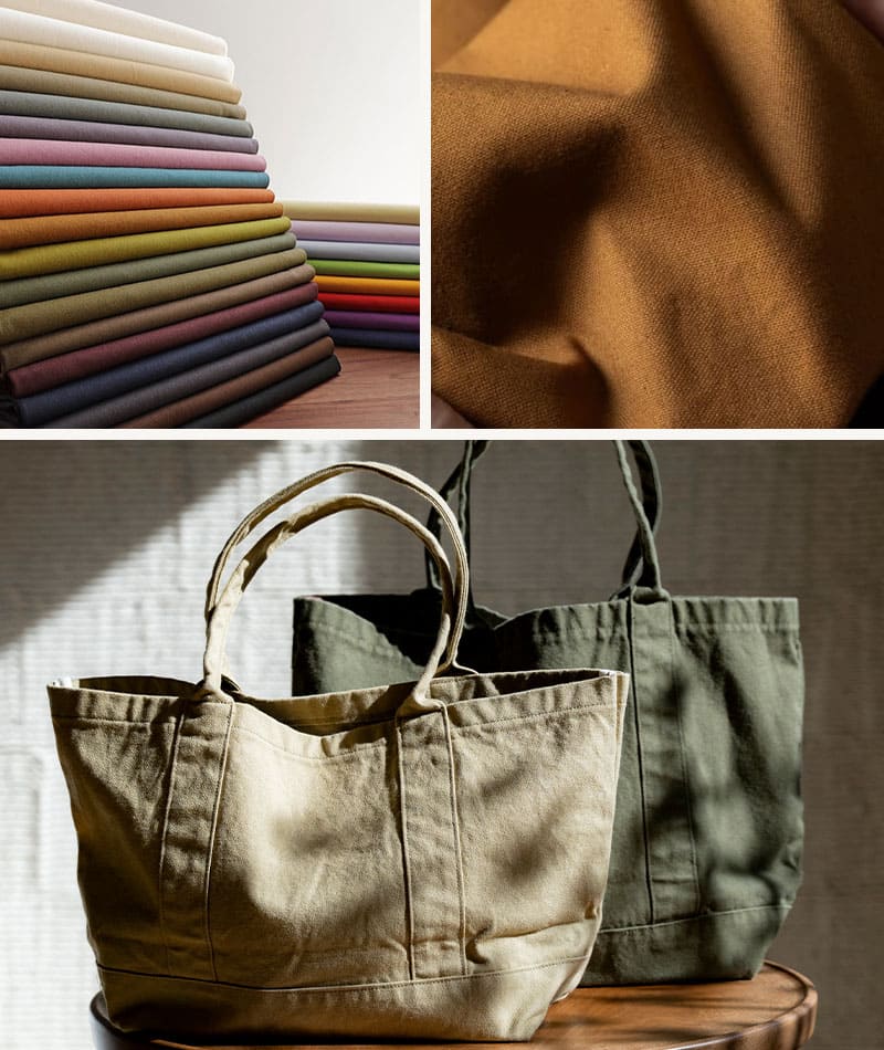 生地の森 夏におすすめの生地 11号帆布ヴィンテージ