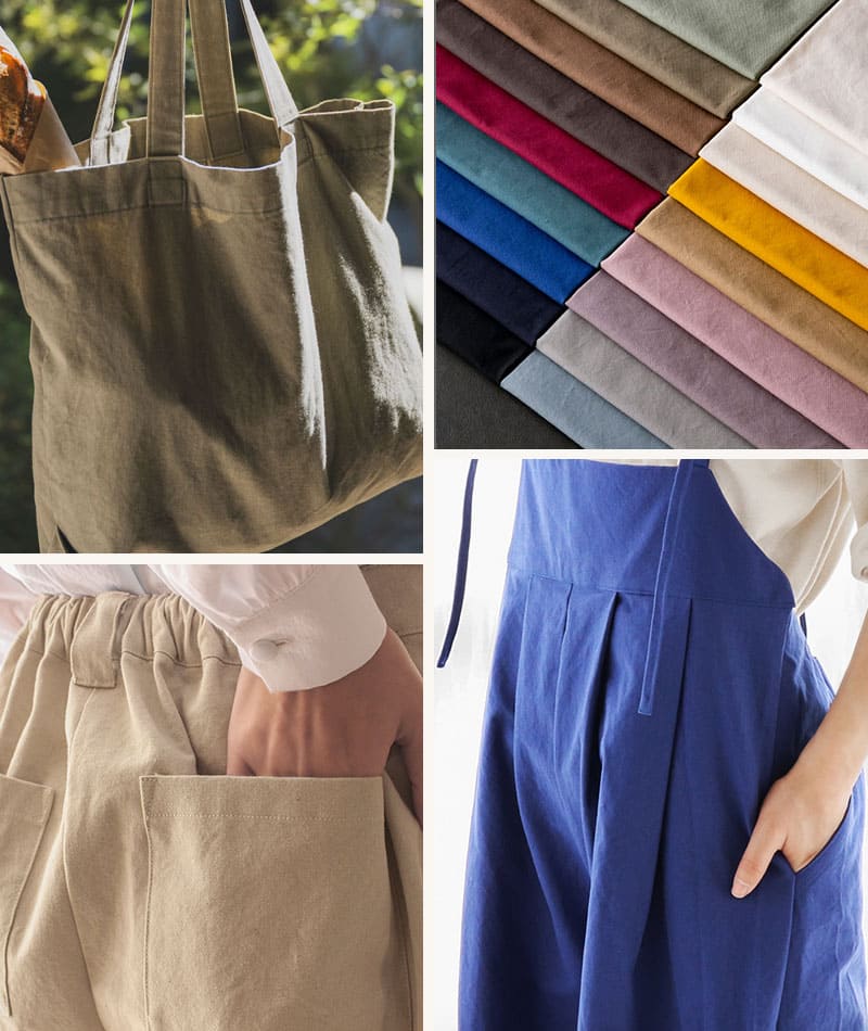 生地の森 夏におすすめの生地 
コットンキャンバス リュードバックハーフ