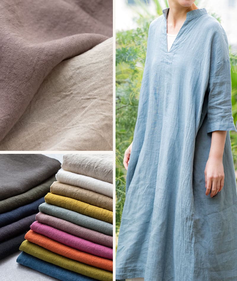 生地の森 夏におすすめの生地 オリジナル麻60番手