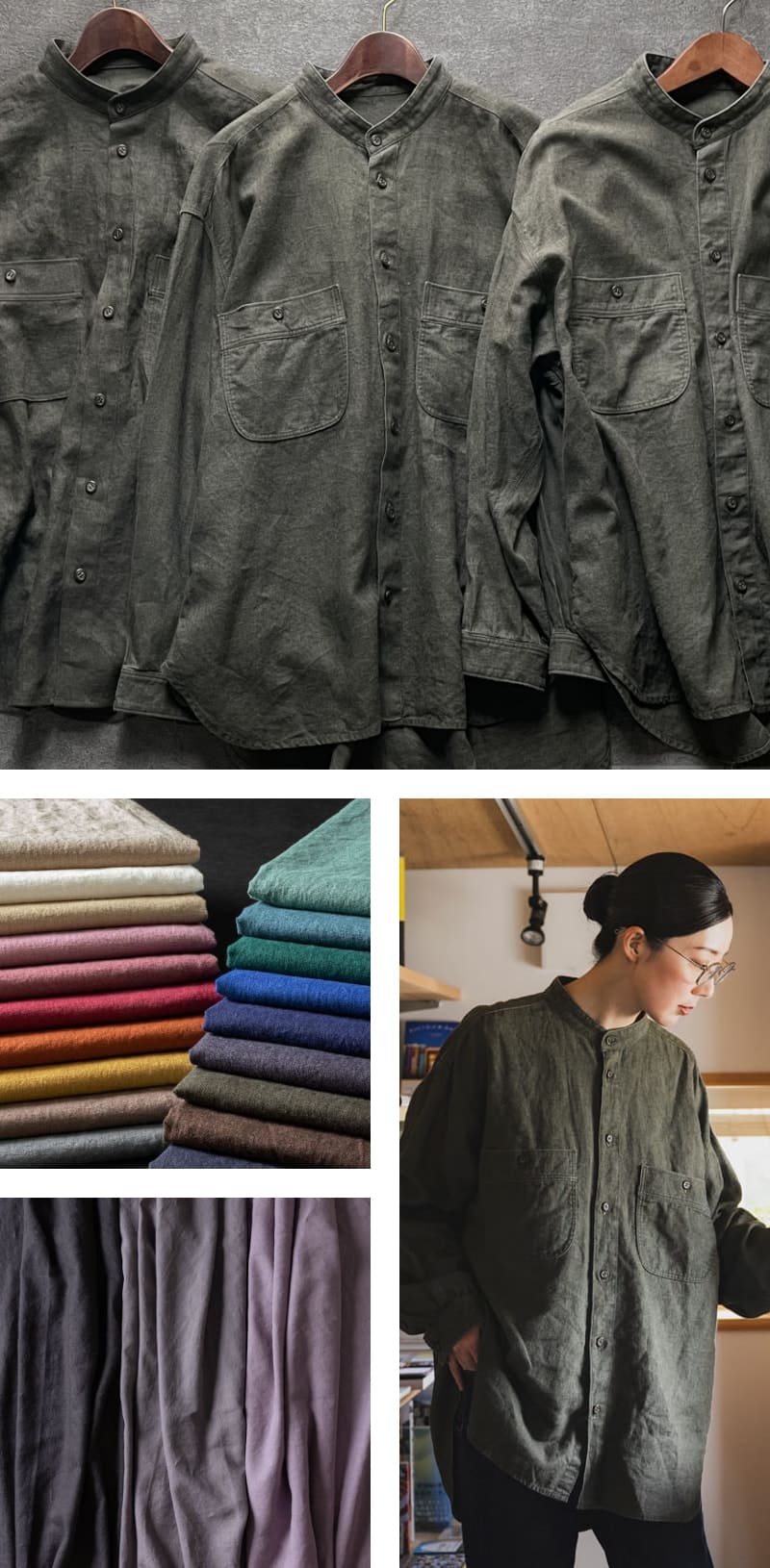 IN50083 リネン・麻生地のおすすめランキング3位-アンティーク風ラミーリネン