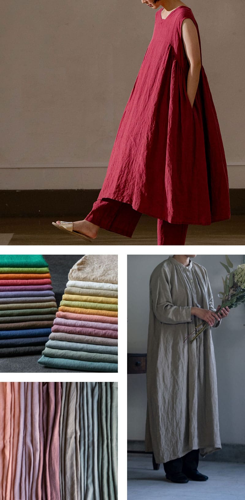 IN50330 リネン・麻生地のおすすめランキング1位-洗いこまれたベルギーリネンローン60番手