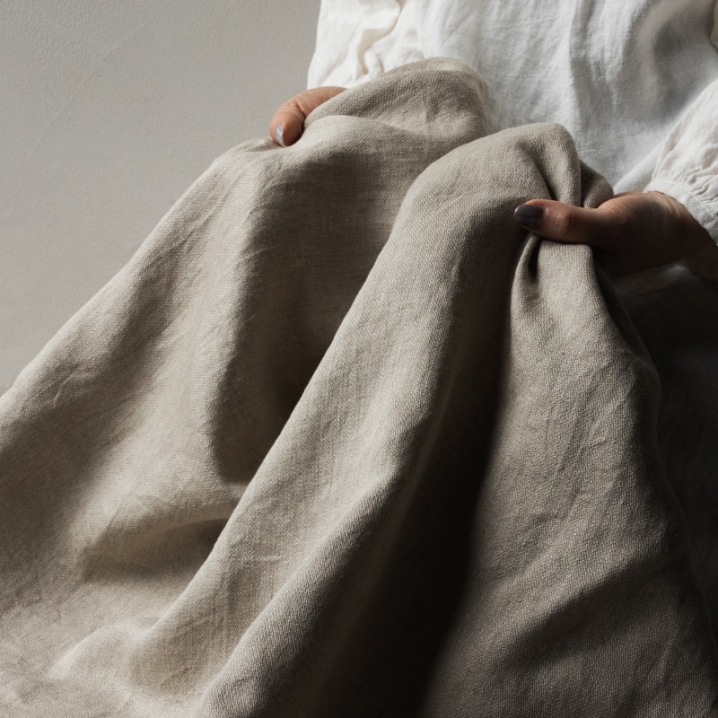 ベルギーリネン ブロークンツイル 25番手