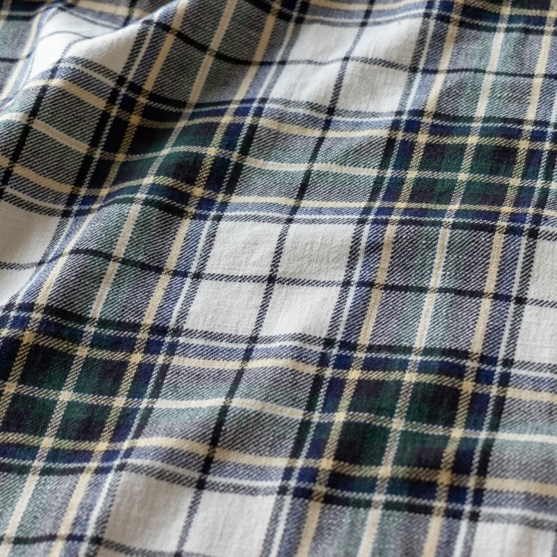 先染め コットン タータンチェック 生地の森