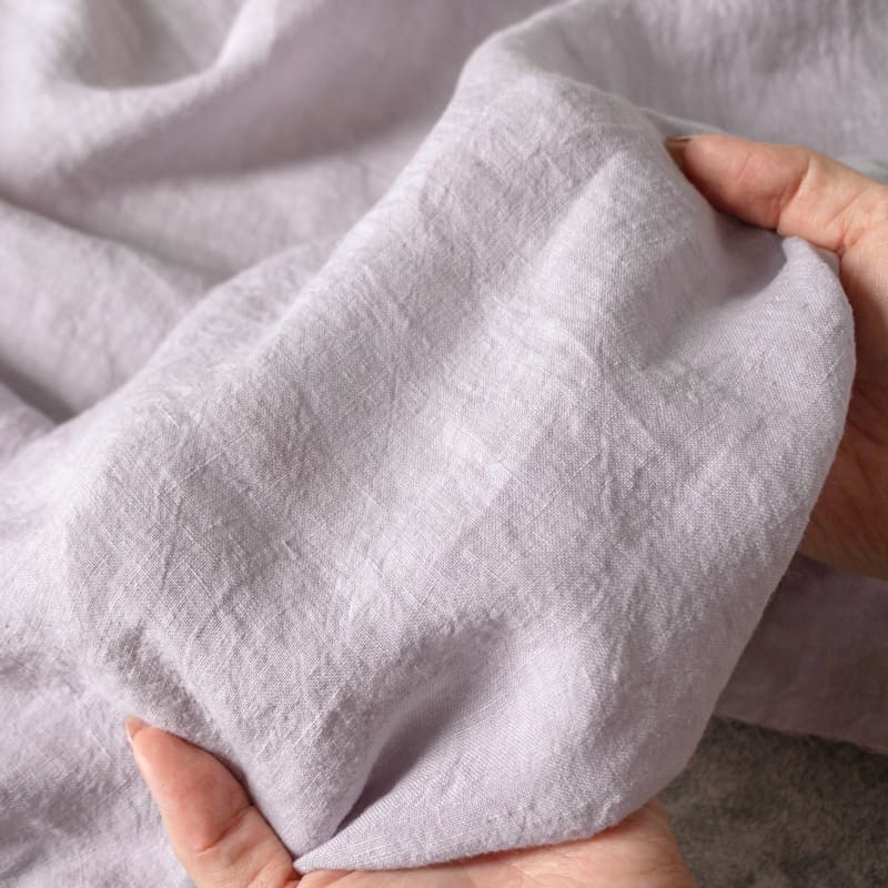 【20周年限定モデル】無地染めフレンチリネン「リノクルール・ソワ（Lino Couleur・Soie）」プラージュ リネン生地 生地の森
