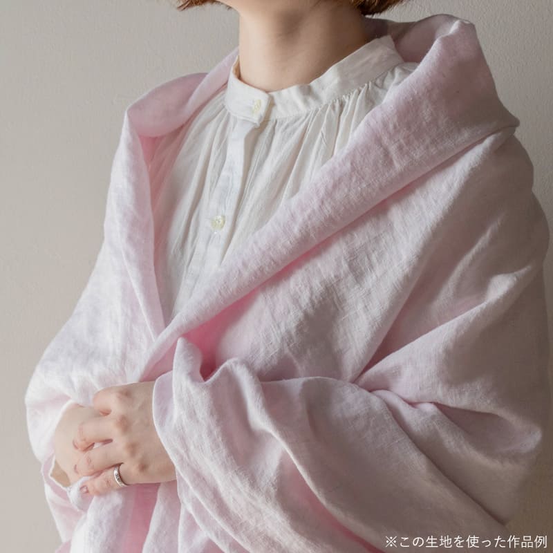 20周年限定モデル 無地染めフレンチリネン リノクルール・ネージュ(Lino Couleur・Neige)シュクレ