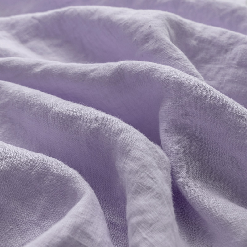 20周年限定モデル 無地染めフレンチリネン リノクルール・ネージュ(Lino Couleur・Neige)リラ