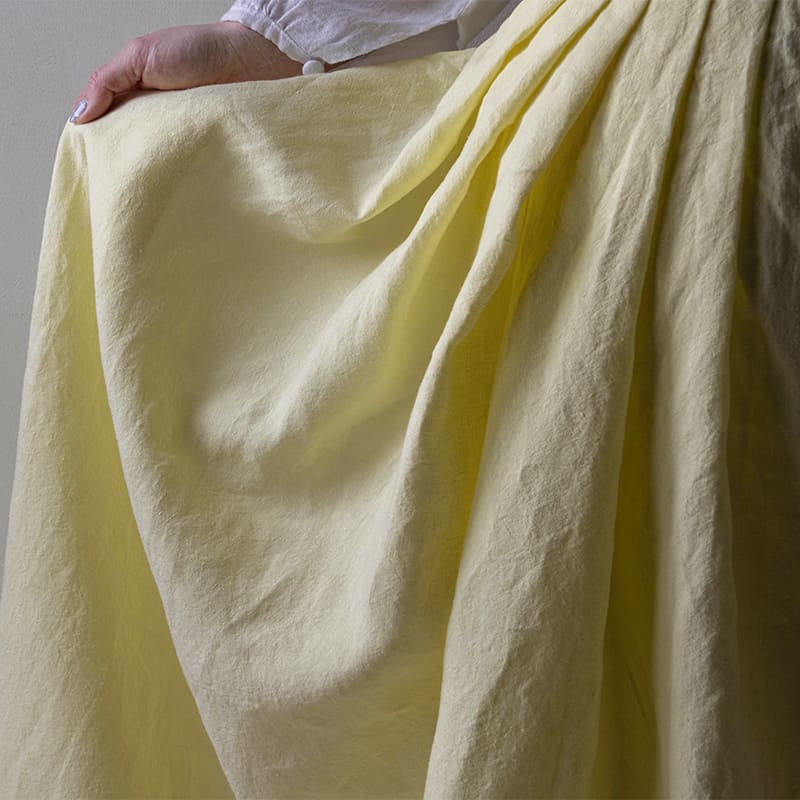 リノクルール ミモザ リネン生地 生地の森