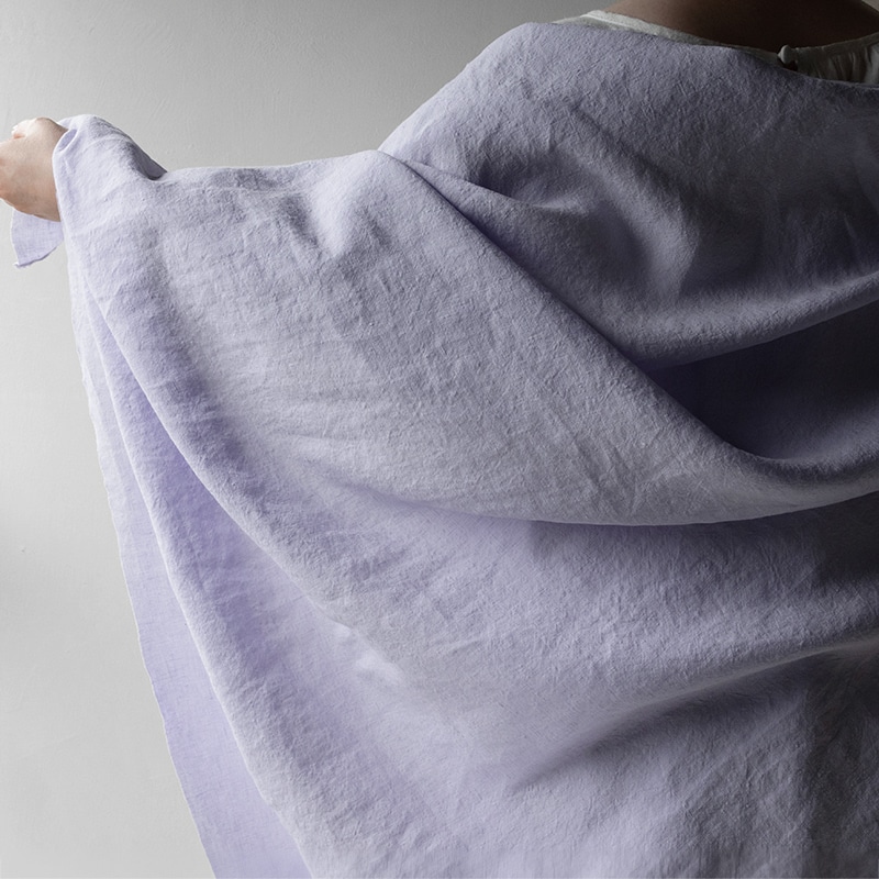 リノクルール ラベンダー リネン生地 生地の森