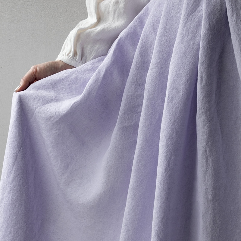 リノクルール ラベンダー リネン生地 生地の森