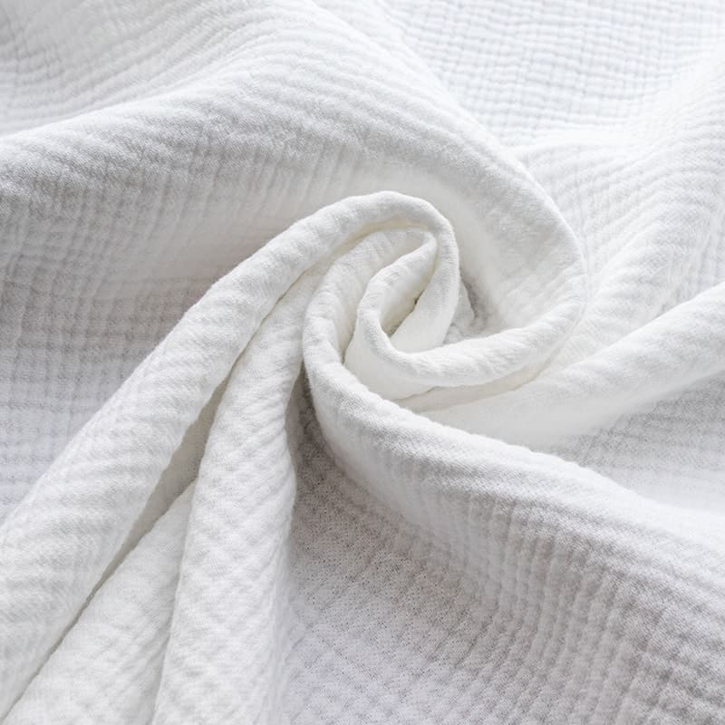 コットン6重織りガーゼ color:ホワイト