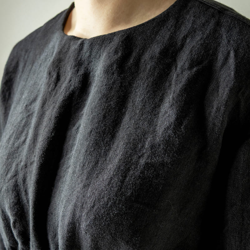 洗いこまれた綾織りベルギーリネン40番手