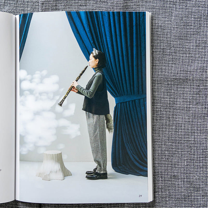 心そよぐ、わたし服 に、先染め綿麻千鳥チェックを使用した作品が掲載されました