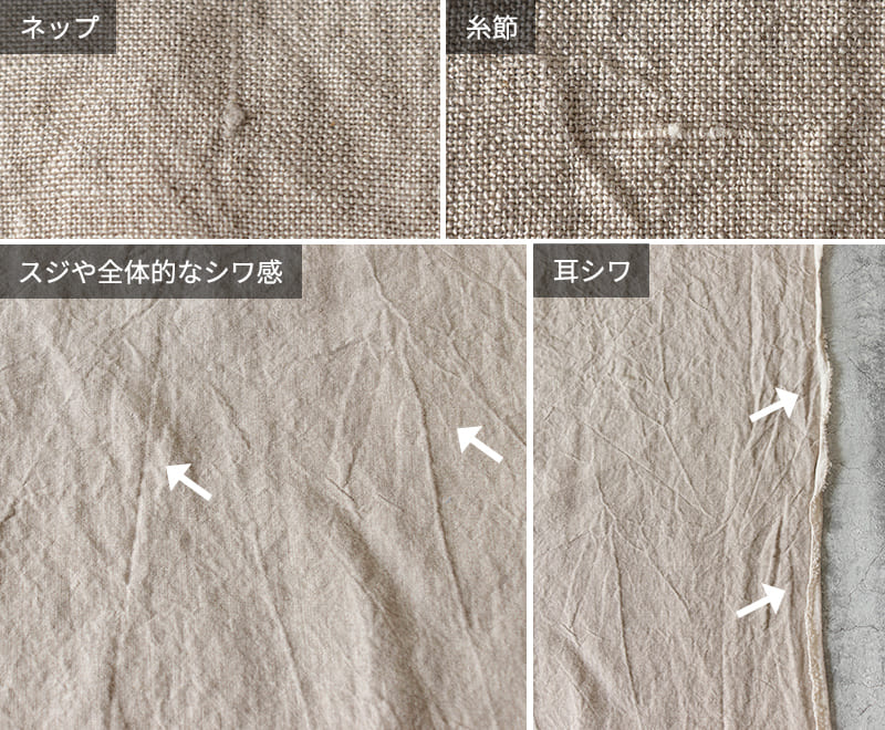 リノナチュレ 加工特性 生地の森