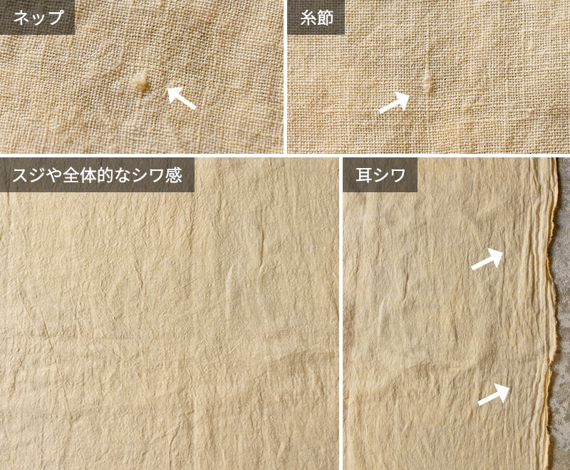 【20周年限定モデル】無地染めフレンチリネン「リノクルール(Lino Couleur)」ヴァニーユの加工特性