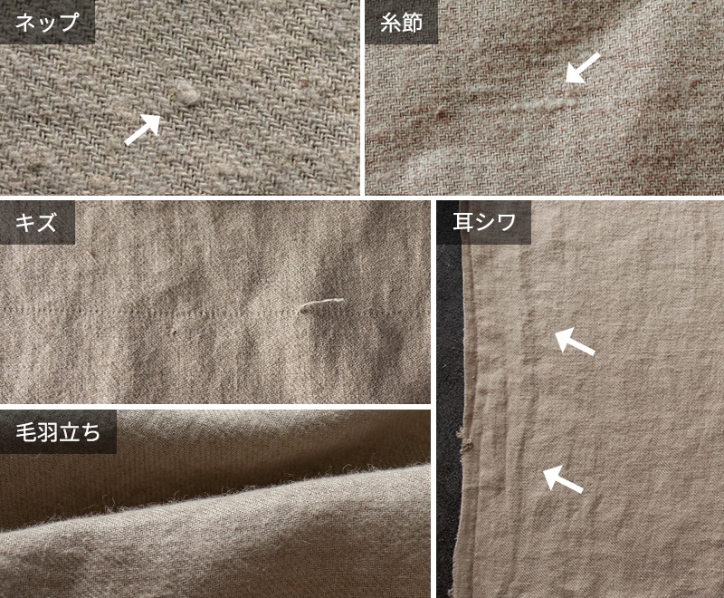 【20周年限定企画】ラミーリネンツイル起毛 Wam（和む）/ベージュ 送料無料 お試し特価　生地の森