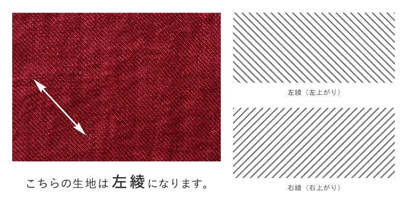 洗いこまれた綾織りベルギーリネン25番手は綾織り(左綾)です