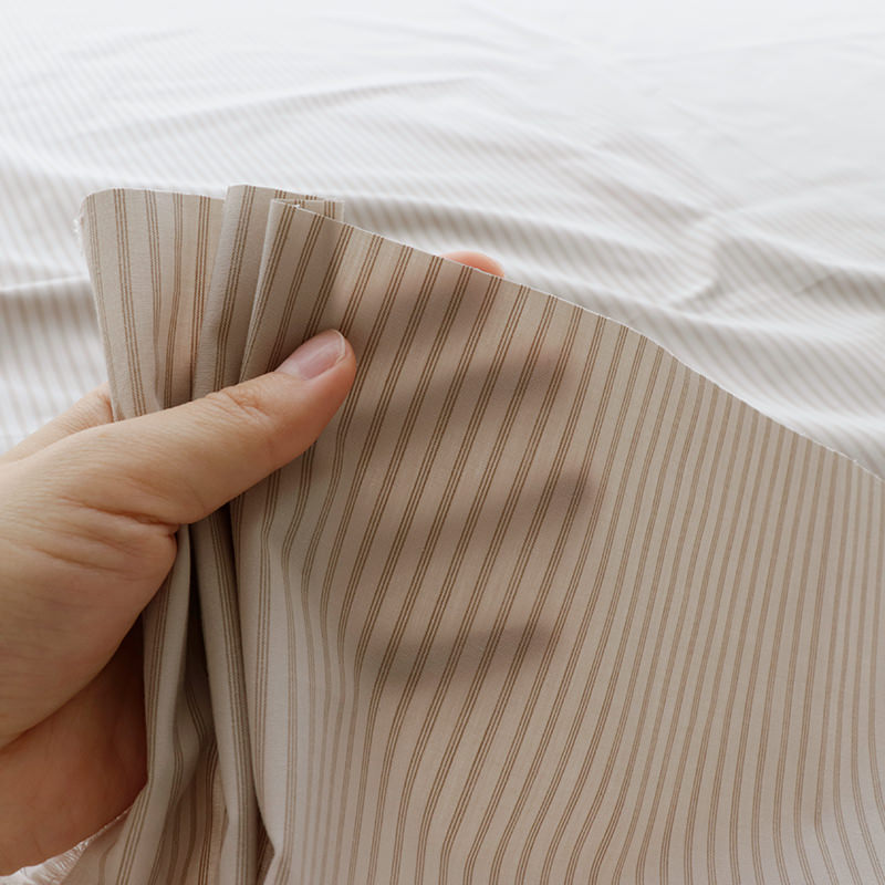 生地 布 セール 最終値下げ 在庫限り 生地 布 高密度先染めコットンポプリンストライプ コットン ストライプ 生地の森