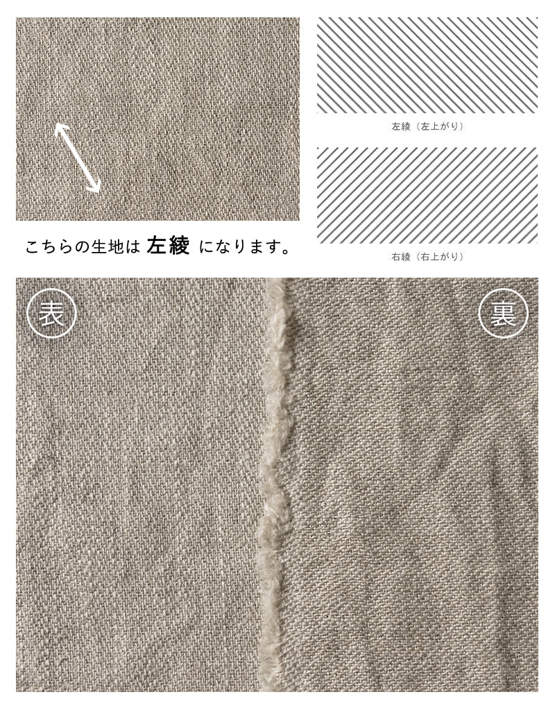 ベルギーリネン ブロークンツイル 25番手