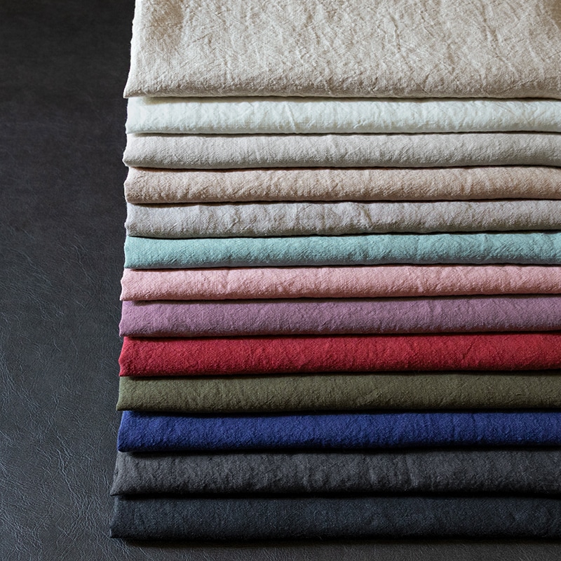 リノ・グランジェ40番手 広幅リネンダメージダイド