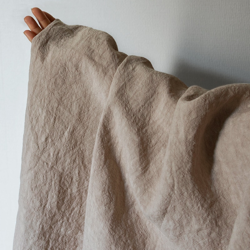 リノ・グランジェ40番手 広幅リネンダメージダイド