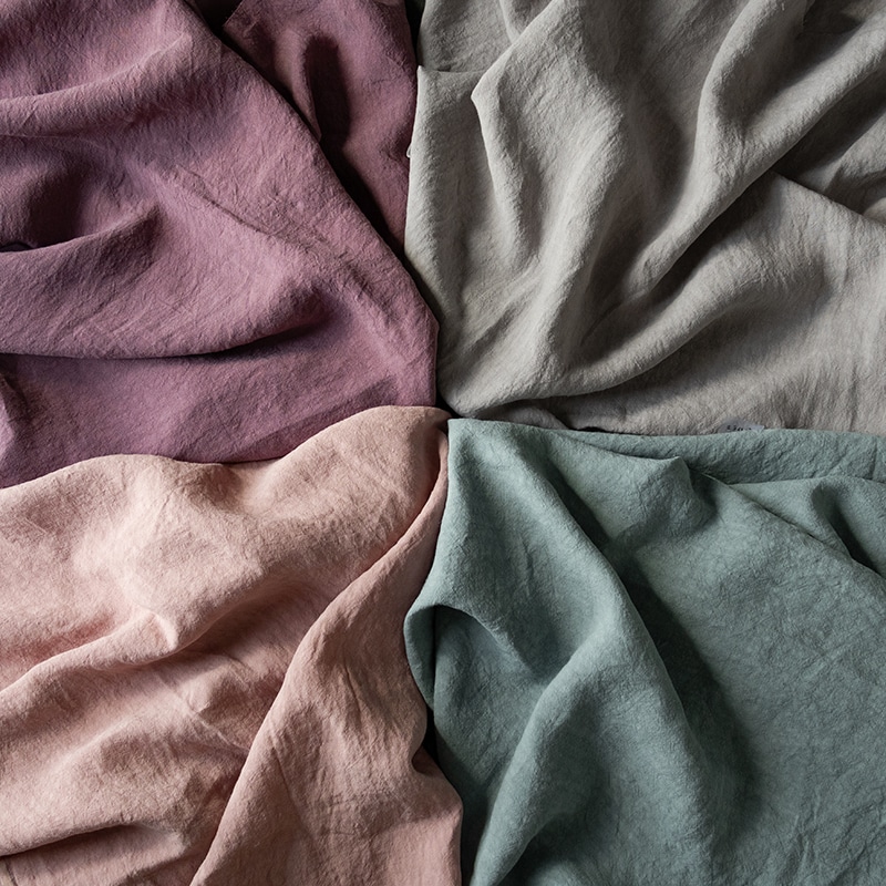 リノ・グランジェ40番手 広幅リネンダメージダイド