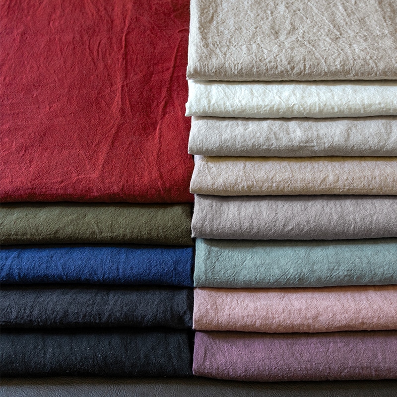 リノ・グランジェ40番手 広幅リネンダメージダイド