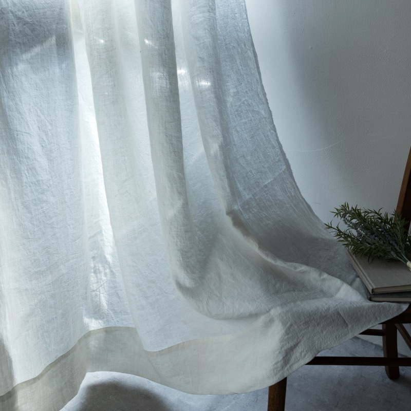 リノプルミエ 80番手 広幅 リネン 生地