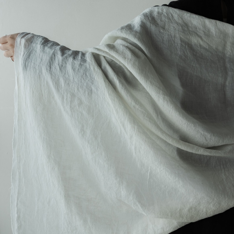 リノプルミエ 80番手 広幅 リネン 生地