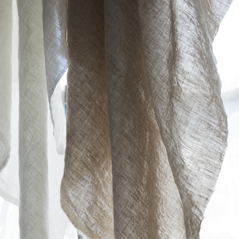 リノプルミエ 80番手 広幅 リネン 生地