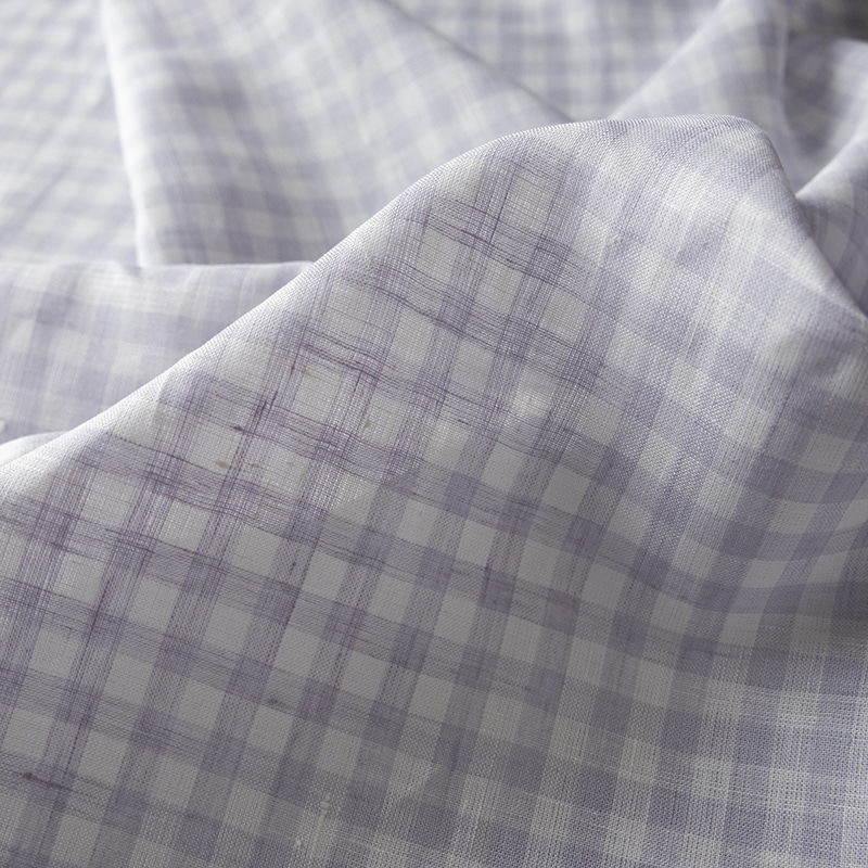 先染め リネン ギンガムチェック リネン生地 チェック柄 生地の森