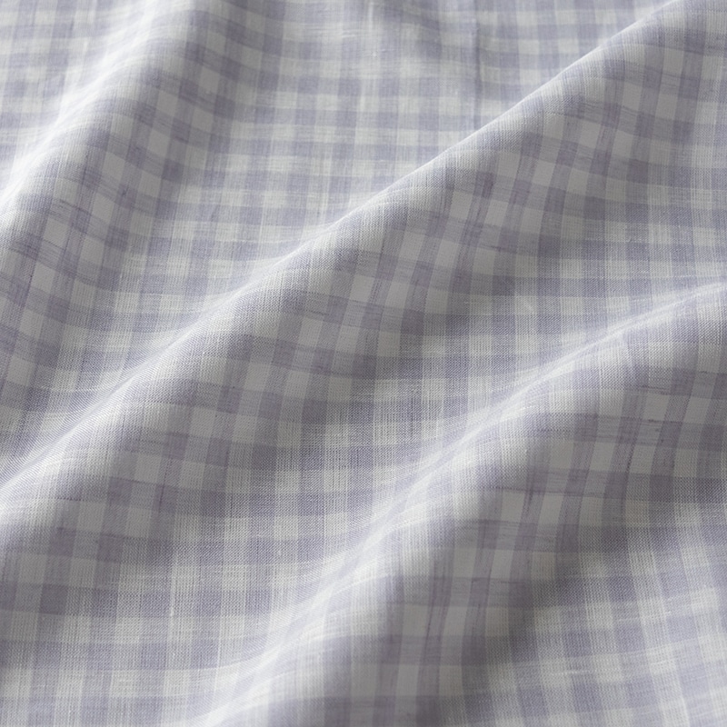 先染め リネン ギンガムチェック リネン生地 チェック柄 生地の森