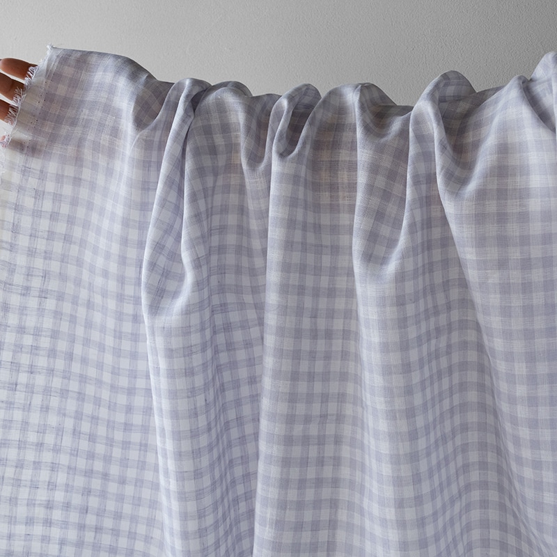 先染め リネン ギンガムチェック リネン生地 チェック柄 生地の森