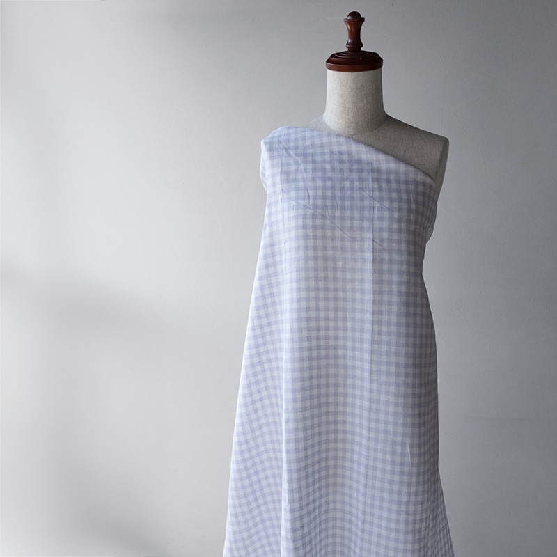 先染め リネン ギンガムチェック リネン生地 チェック柄 生地の森