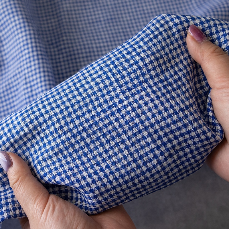 先染め リネン ギンガムチェック リネン生地 チェック柄 生地の森