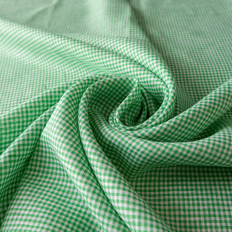 先染め リネン ギンガムチェック リネン生地 チェック柄 生地の森