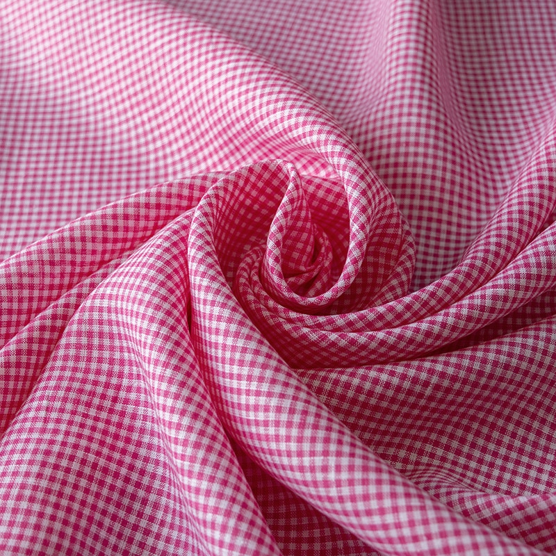 先染め リネン ギンガムチェック リネン生地 チェック柄 生地の森