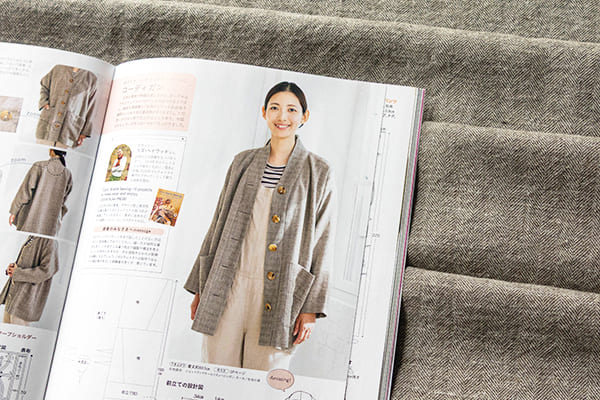 COTTON TIME（コットンタイム）2026年01月号 布の無駄を出さない「ゼロウェイスト」の手作りBOOK コーディガン リネン生地 リネンウール 生地の森 掲載